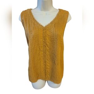 4/$20 Pleat front Linen Top